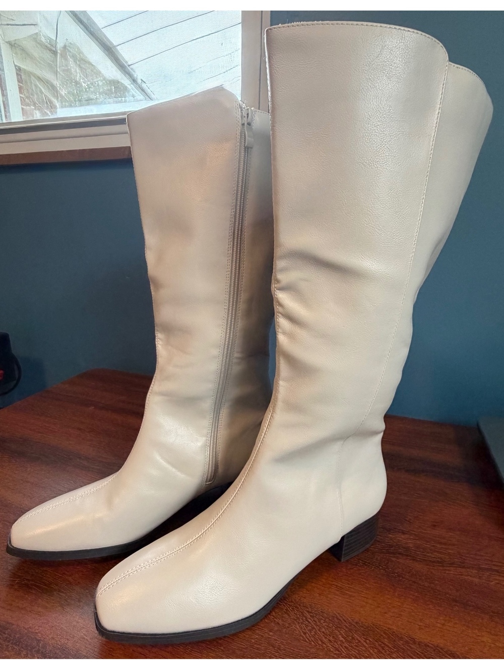 Journee Devri bone knee high boot size 9